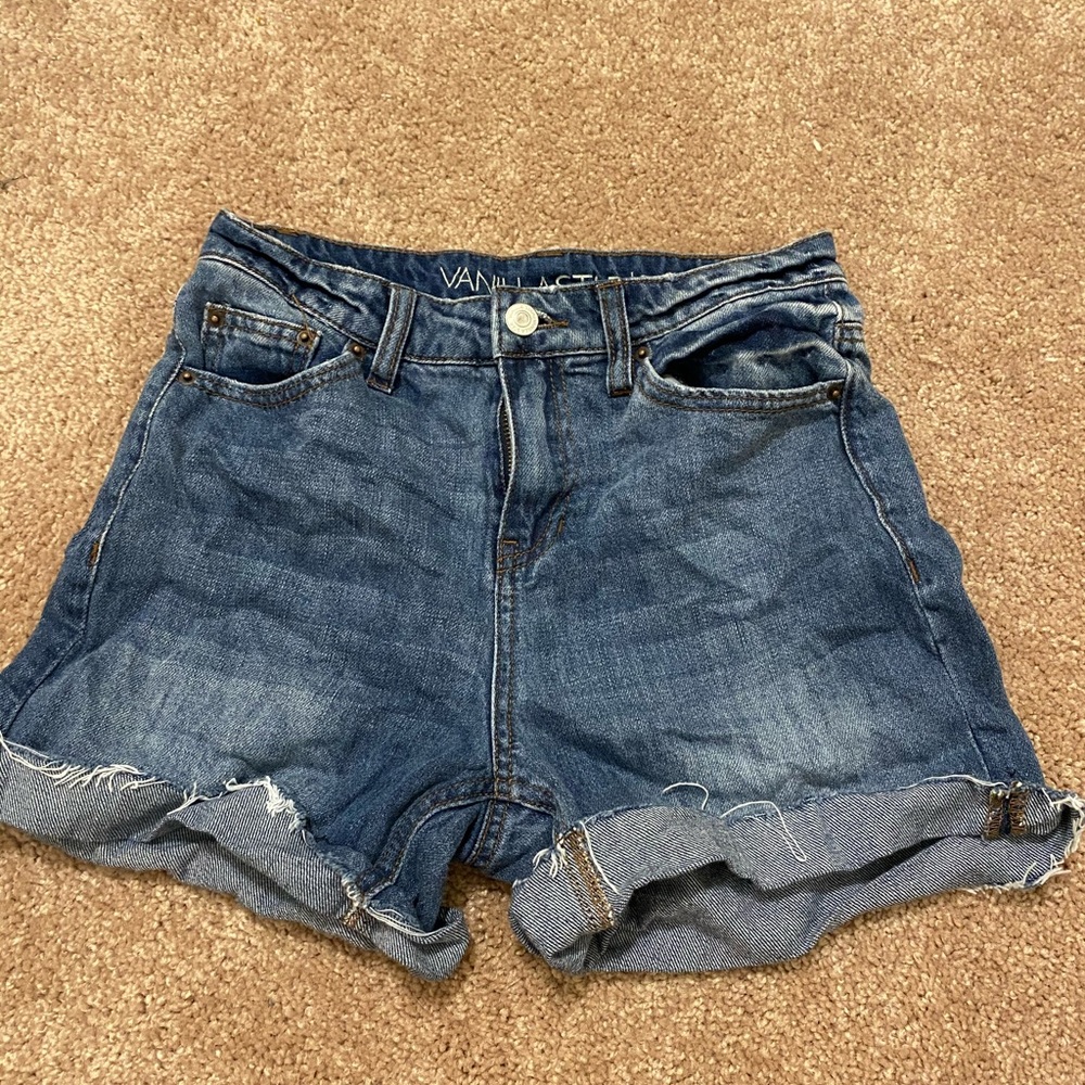 Denim shorts